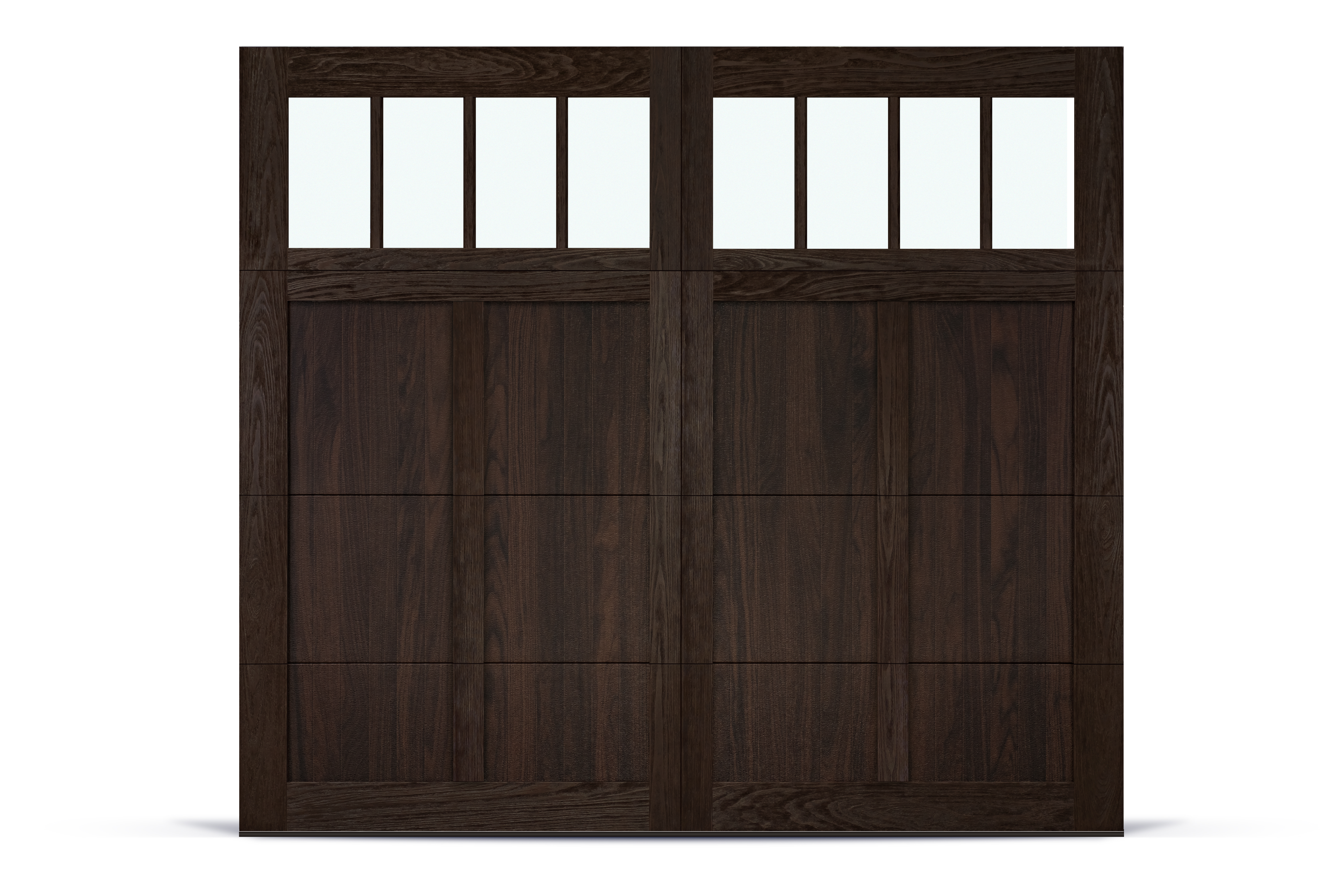 Shoreline carriage house overlay garage door